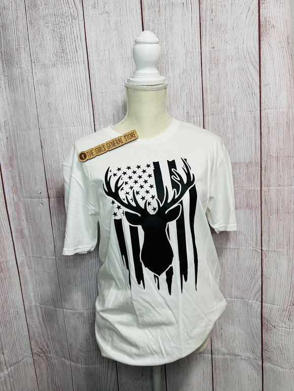 Deer & Flag T-Shirt
